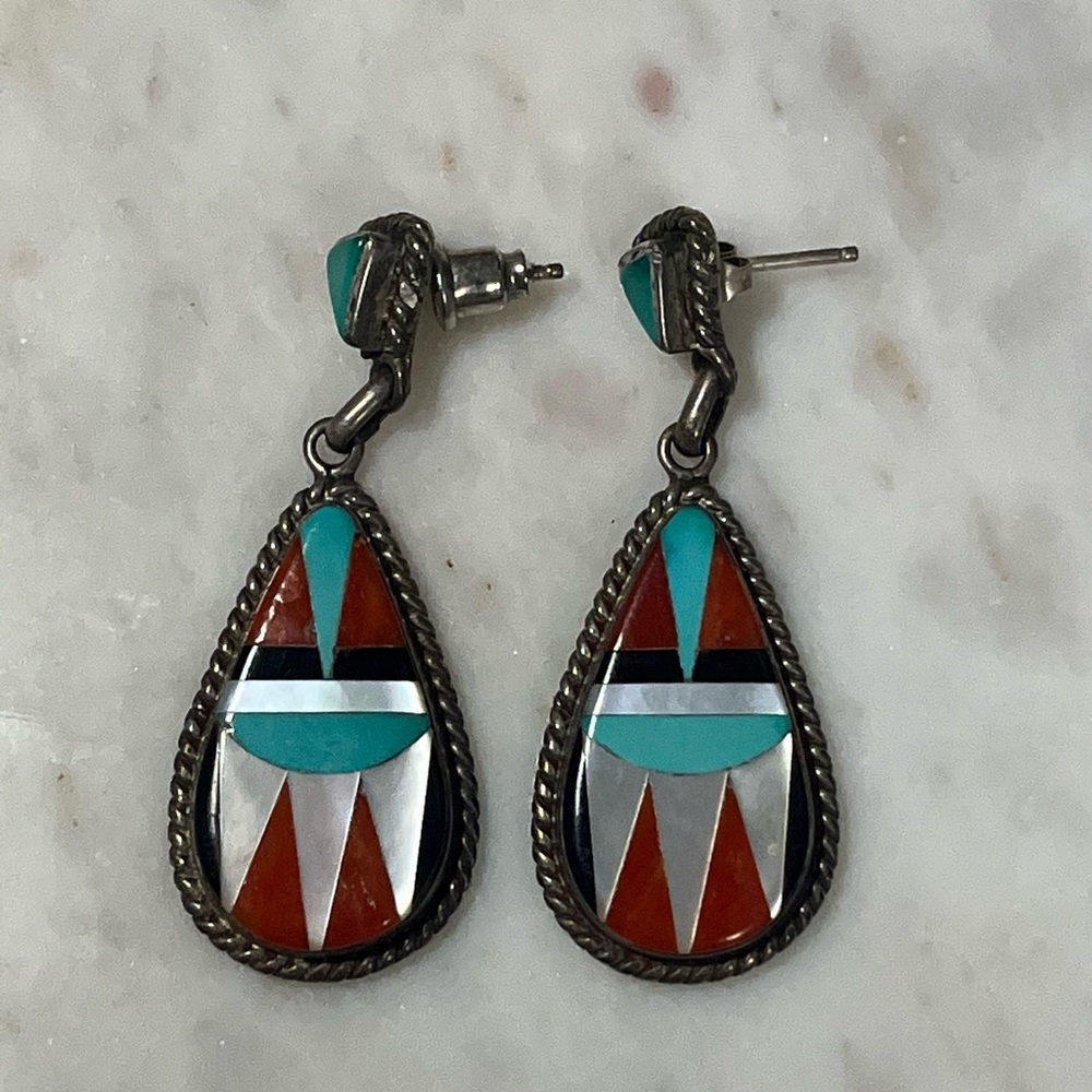 Vintage western earrings